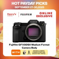 Fujifilm GFX50SII Medium Format Camera Body