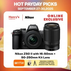 Nikon Z50 II with 16-50mm + 50-250mm Kit Lens
