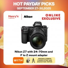 Nikon Z7 with 24-70mm and F to Z mount adapter