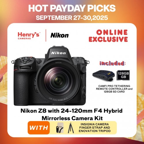 Nikon Z8 with 24-120mm F4 Hybrid Mirrorless Camera Kit 
