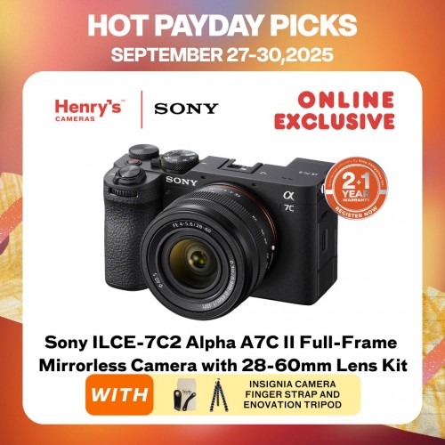 Sony ILCE-7C2 Alpha A7C II Full-Frame Mirrorless Camera with 28-60mm Lens Kit
