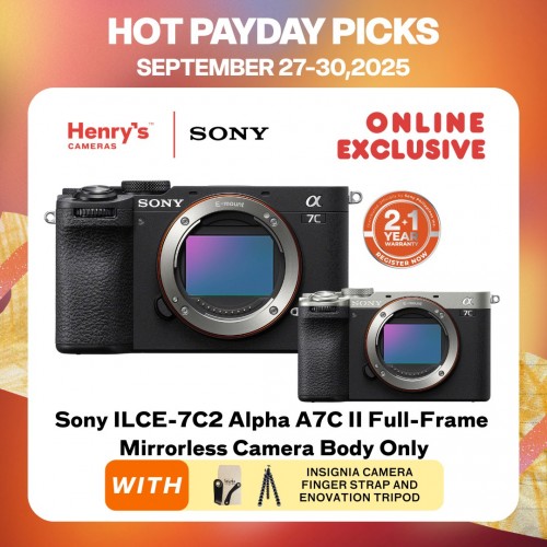 Sony ILCE-7C2 Alpha A7C II Full-Frame Mirrorless Camera Body Only