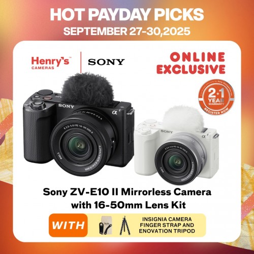 Sony ZV-E10 II Mirrorless Camera with 16-50mm Lens Kit