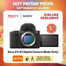 Sony ZV-E1 Digital Camera (Body Only) Black (Sony Phil)