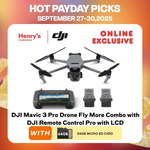 DJI Mavic 3 Pro Drone Fly More Combo with DJI Remote Control Pro with LCD