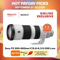 Sony FE 200-600mm F/5.6-6.3 G OSS Lens