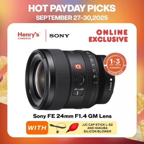 Sony FE 24mm F1.4 GM Lens
