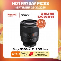 Sony FE 50mm F1.2 GM Lens