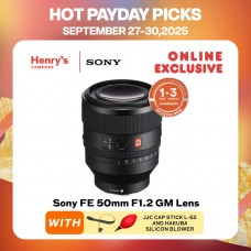 Sony FE 50mm F1.2 GM Lens