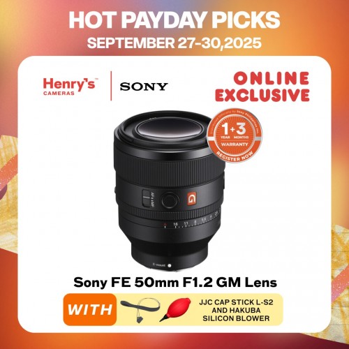 Sony FE 50mm F1.2 GM Lens