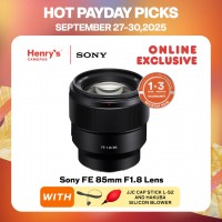 Sony FE 85mm F1.8 Lens