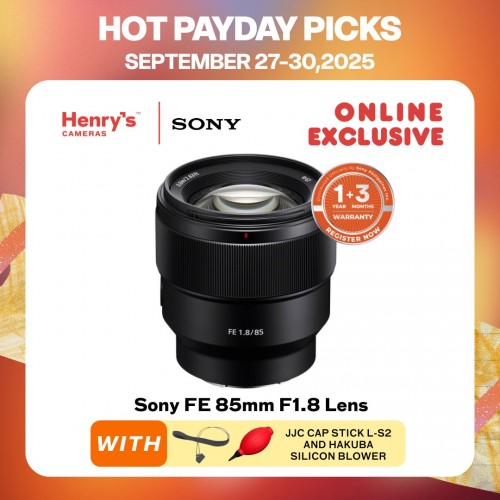Sony FE 85mm F1.8 Lens