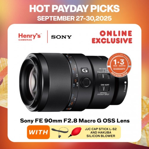 Sony FE 90mm F2.8 Macro G OSS Lens