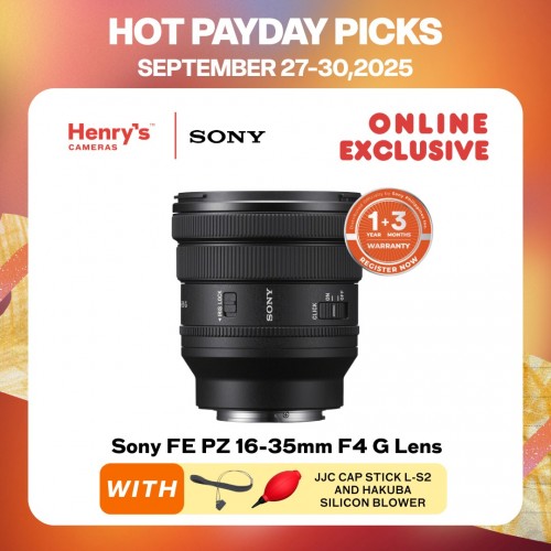 Sony FE PZ 16-35mm F4 G Lens