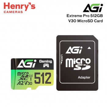 AGI 512GB Extreme Pro TF138 V30 MicroSD Card