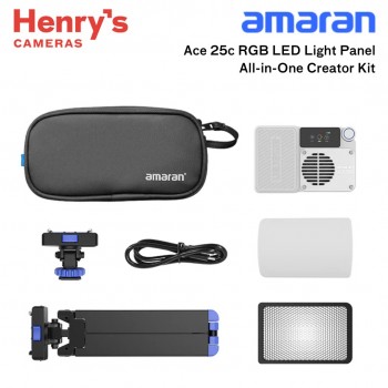 Amaran Ace 25c RGB LED Light Panel All-in-One Creator Kit Amaran Ace 25c RGB LED Light Panel All-in-One Creator Kit