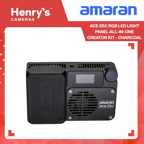 Amaran Ace 25c RGB LED Light Panel All-in-One Creator Kit - Charcoal