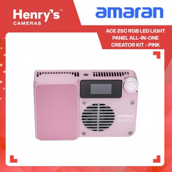 Amaran Ace 25c RGB LED Light Panel All-in-One Creator Kit - Pink