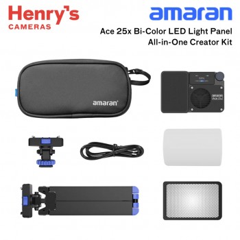 Amaran Ace 25x Bi-Color LED Light Panel All-in-One Creator Kit Amaran Ace 25x Bi-Color LED Light Panel All-in-One Creator Kit