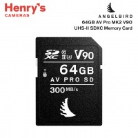 Angelbird 64GB AV Pro MK2 V90 UHS-II SDXC Memory Card