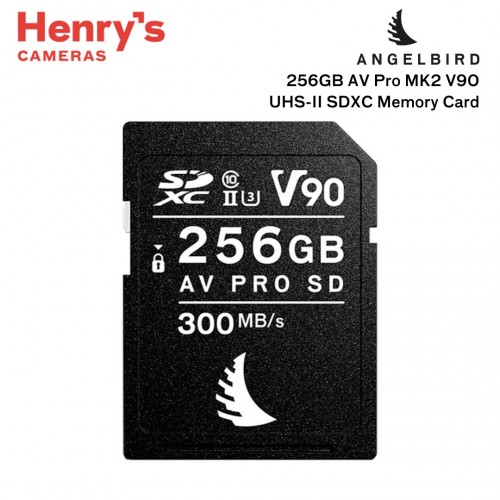 Angelbird 256GB AV Pro MK2 V90 UHS-II SDXC Memory Card