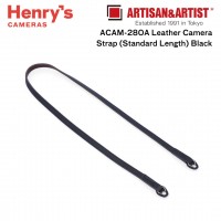 Artisan & Artist ACAM-280A Leather Camera Strap (Standard Length) Black