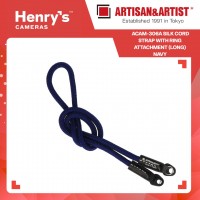 Artisan & Artist ACAM-306A Silk Cord Strap with Ring attachment (Long) Navy Artisan & Artist ACAM-306A Silk Cord Strap with Ring attachment (Long) Navy