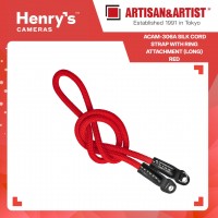 Artisan & Artist ACAM-306A Silk Cord Strap with Ring attachment (Long) Red Artisan & Artist ACAM-306A Silk Cord Strap with Ring attachment (Long) Red