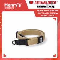 Artisan & Artist ACAM-100AA Slim and Soft Cloth Camera Strap - Beige