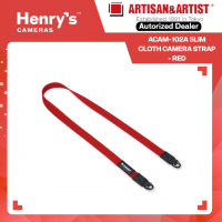 Artisan & Artist ACAM-102A Slim Cloth Camera Strap - Red