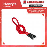 Artisan & Artist ACAM-301A Silk Cord Strap with Ring attachment (Standard) - Red