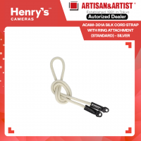 Artisan & Artist ACAM-301A Silk Cord Strap with Ring attachment (Standard) - Silver