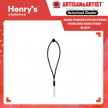 Artisan & Artist ACAM-P04H Multifunctional Paracord Hand Strap - Black