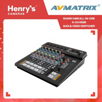 AVMATRIX Shark H4M All-in-One 4-CH HDMI Audio& Video Switcher AVMATRIX Shark H4M All-in-One 4-CH HDMI Audio& Video Switcher