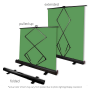 Enovation Portable Roll-Up Chrome Green Screen Background with Stand 150X200CM