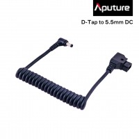 Aputure Amaran D-Tap to 5.5mm DC Barrel Power Cable for Amaran COB 60 and Amaran Tube S/0 Screw Nut