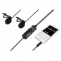 Boya BY-M1DM Dual Omni-Directional Lavalier Mic [Same Day Delivery MM]