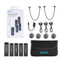 Boya BY-W4 Ultracompact 2.4GHZ Four-Channel Wireless Microphone System