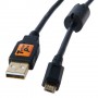 Tetherpro USB 2.0 to Micro-B 5-PIN, 15' (4.6M), BLK CU5430BLK