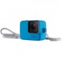 GOPRO SLEEVE + LANYARD ( BLUE ) HERO 5/6/7