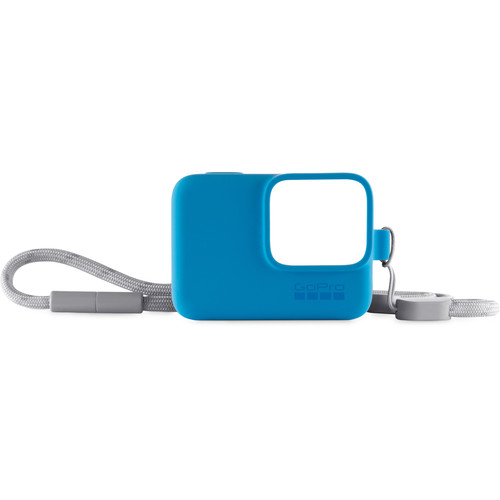 GOPRO SLEEVE + LANYARD ( BLUE ) HERO 5/6/7