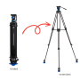 Benro KH26P Video Head and Tripod Kit (72.6" MAX)