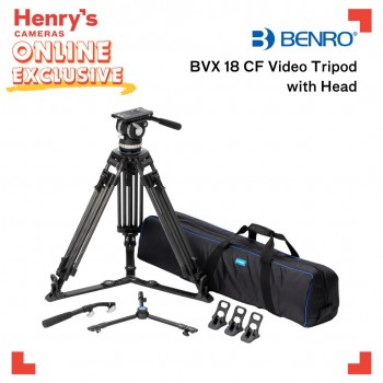 Benro BVX18CFKPRO Carbon Fiber Pro Video Head And Tripod Kit Benro BVX18CFKPRO Carbon Fiber Pro Video Head And Tripod Kit
