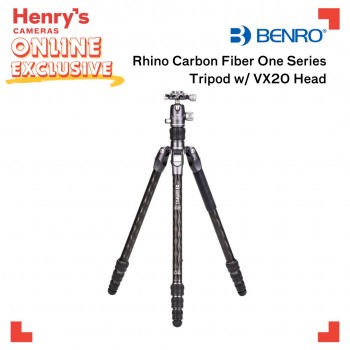 Benro FRHN14CVX20 Rhino Series Prof. Carbon Fiber Tripod W/ V20 Ballhead For Camera Benro FRHN14CVX20 Rhino Series Prof. Carbon Fiber Tripod W/ V20 Ballhead For Camera