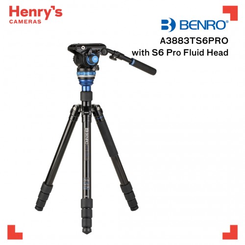 Benro Aero 6 Pro Video Travel Tripod with Monopod A3883TS6PRO