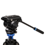 Benro Aluminum Single Tube Tripod with S4 Pro Fluid Video Head A2573FS4PRO