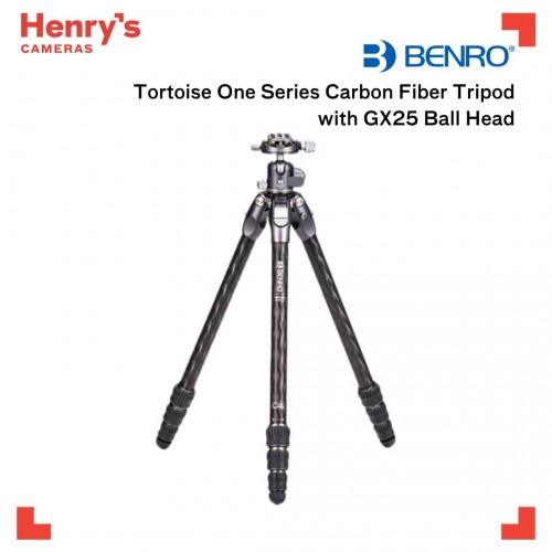 Benro TTOR14CGX25 Tortoise One Series Carbon Fiber Tripod w/ GX25 Ball Head