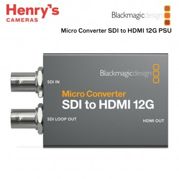 Blackmagic Design Micro Converter SDI to HDMI 12G PSU Blackmagic Design Micro Converter SDI to HDMI 12G PSU