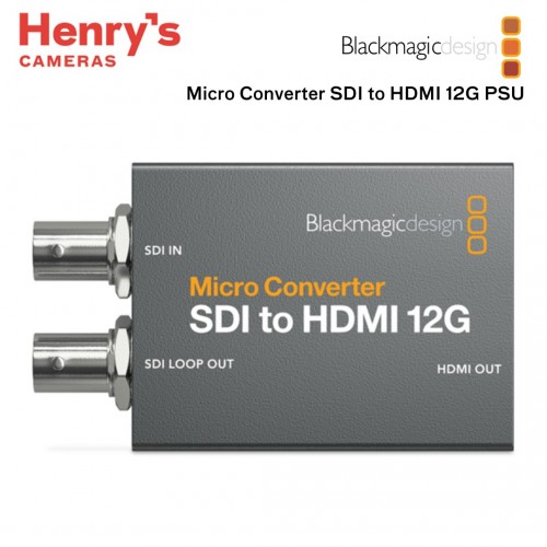 Blackmagic Design Micro Converter SDI to HDMI 12G PSU
