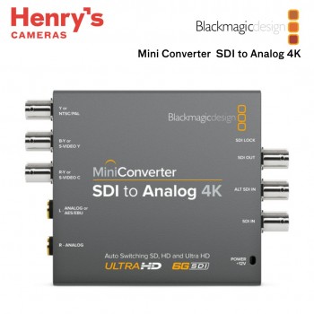 Blackmagic Design Mini Converter SDI to Analog 4K Blackmagic Design Mini Converter SDI to Analog 4K